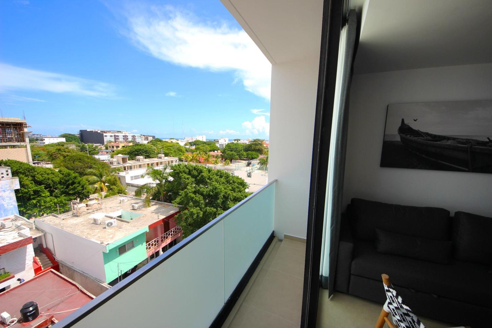Apartment Near The Beach, Rooftop, Pool, Sea View. Плая-дель-Кармен Экстерьер фото