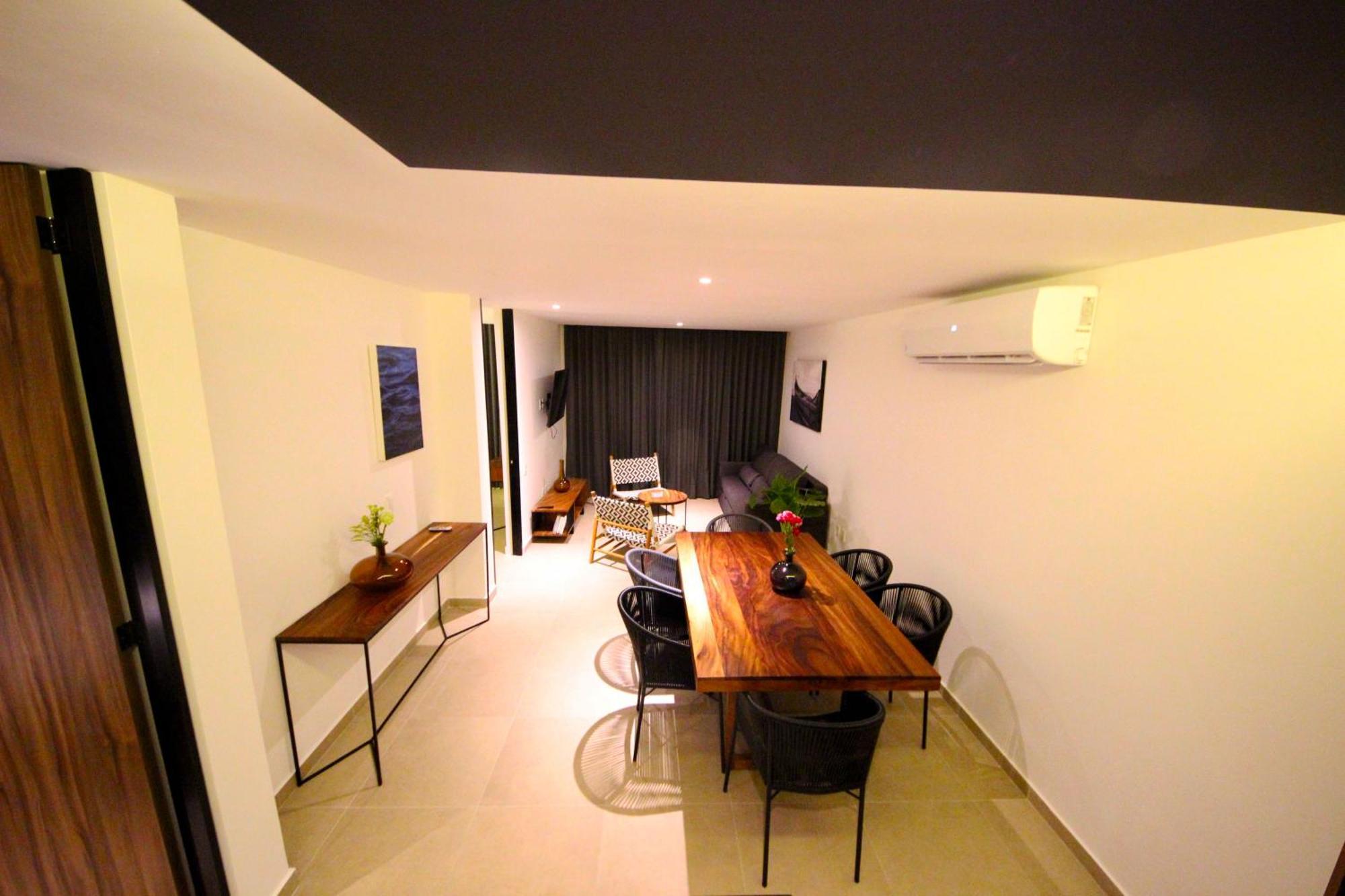 Apartment Near The Beach, Rooftop, Pool, Sea View. Плая-дель-Кармен Экстерьер фото